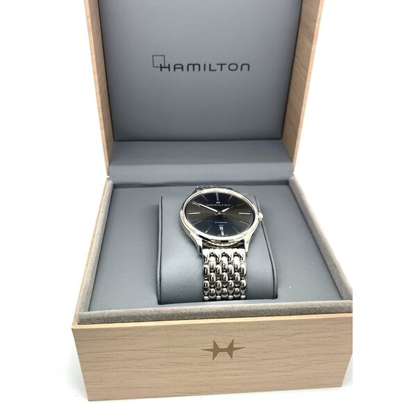 Hamilton Men's Watch H38525181 Jazzmaster Swiss Automatic Gray Dial Steel 40mm - Picture 3 of 15